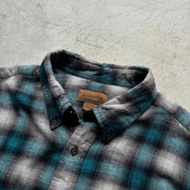 トップス St. John's Bay 00s Flannel Check Shirt. 90~00s ST JOHN'S BAY check design heavy flannel shirt | 仙台