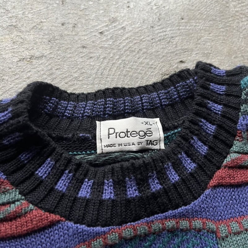 90s Protege 3D knit sweater | sui & shara 90s Protege 3D knit sweater | sui & shara