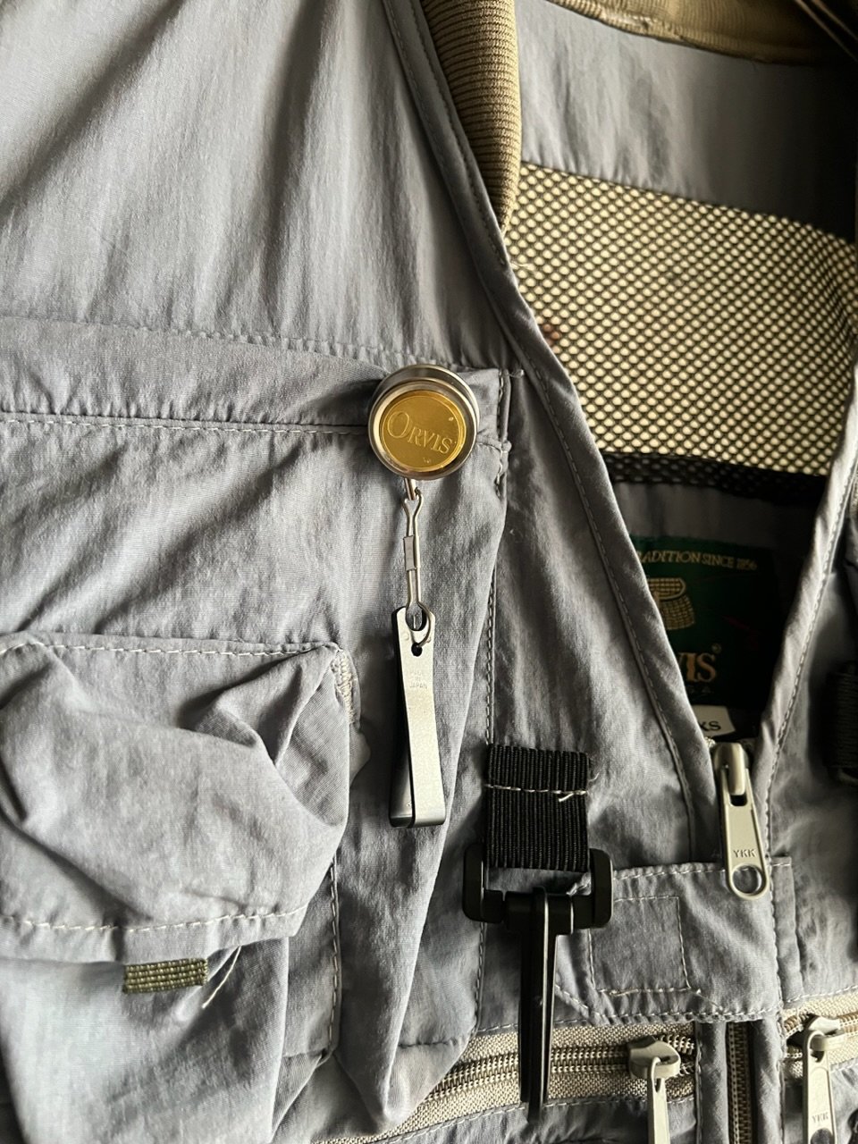 90's デッドストック アイデール Made in U.S.A. フィシングベスト タイプショート SIZE/S IDEAL Fishing-Vest 送料込 80s Ideal Fishing Vest （L） | Wonder Wear ヴィンテージ古着