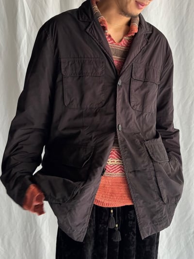 90年代 アルマーニ テーラードジャケット（90's~ ARMANI jeans nylon tailored jacket “good fade!”｜アルマーニ）