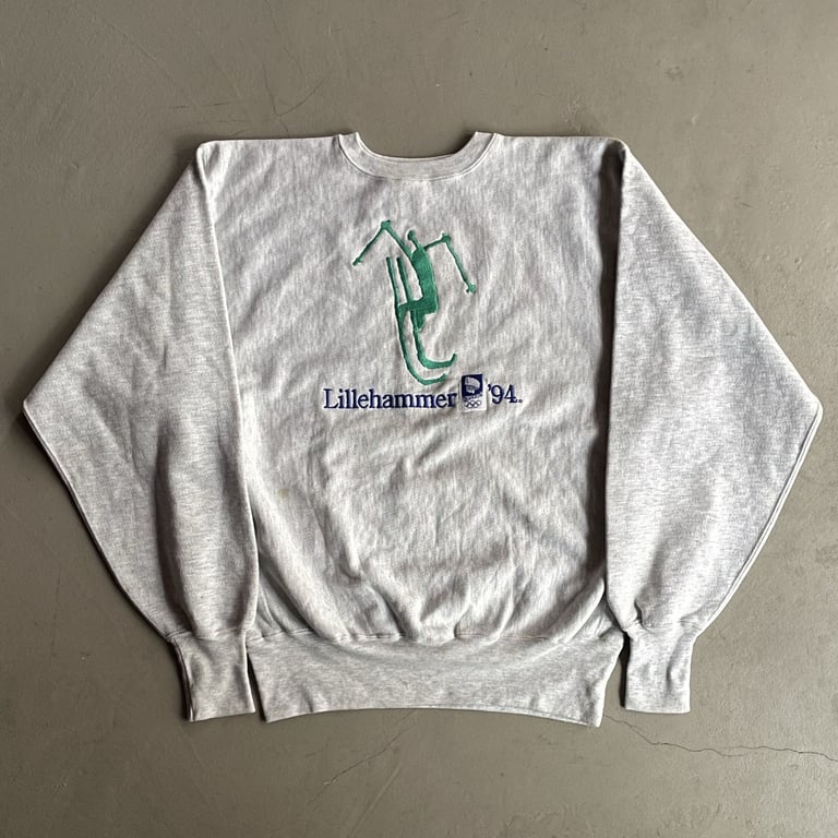 90s Champion reverse weave ''olympic''print sweat shirt｜チャンピオン