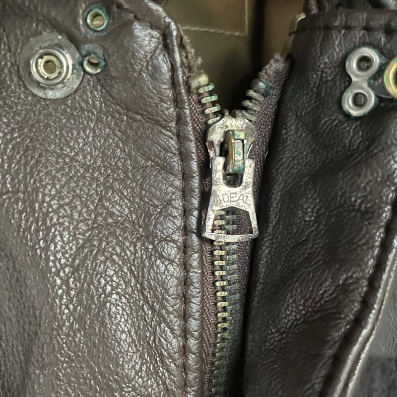 80s SADDLERY A-2 type leather jacket | sui & s