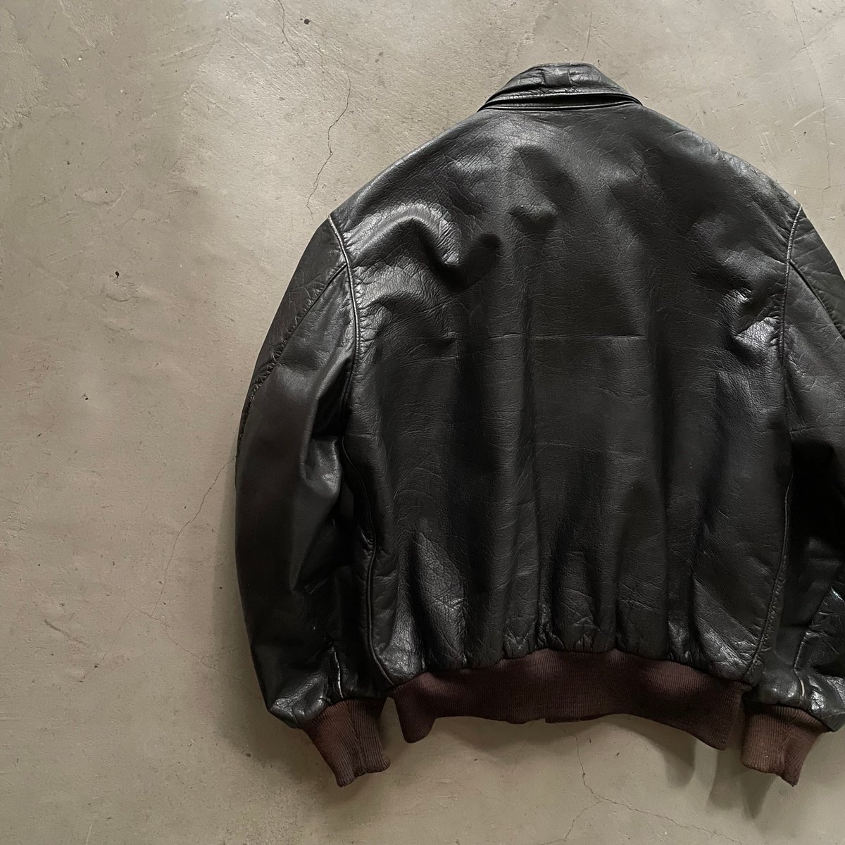 80s L.L.Bean A-2 type leather jacket 