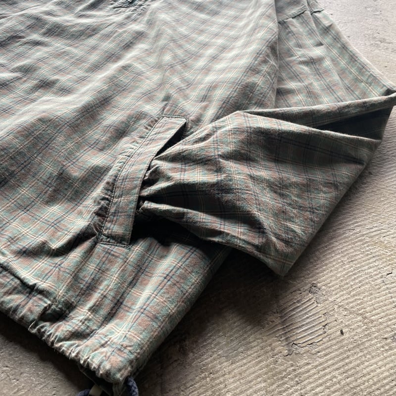 90s Eddie bauer check pattern cotton anorak par 90s Eddie bauer check pattern cotton anorak par