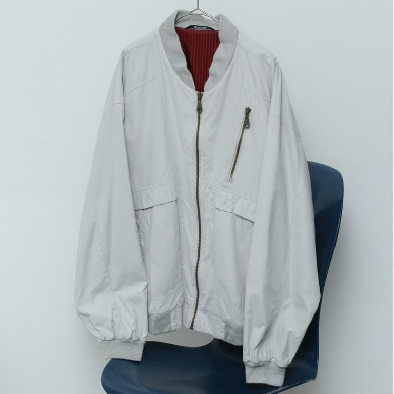 90年代 ナイロンジャケット（90s polyester/nylon design zip up jacket）