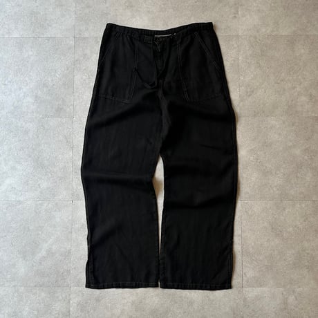 新品【FENNEL】バイカラーガウチョパンツ 定価1.4万円 ヤマダヤ 38 裾カットOK！】軽やかプリーツワイドガウチョパンツ 通販