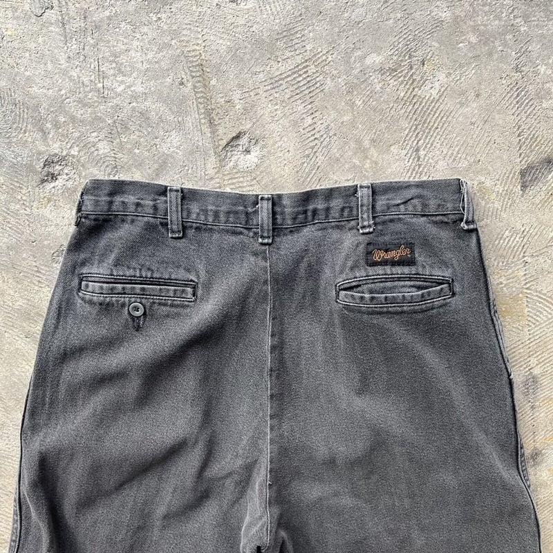 80s Wrangler 2 tack denim slacks 