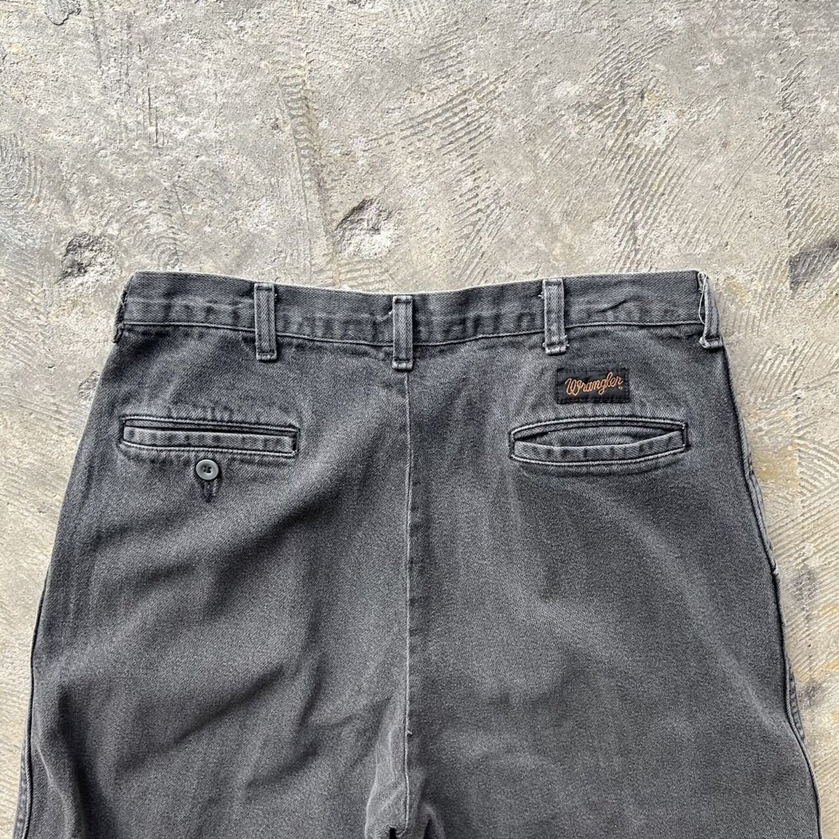 80s Wrangler 2 tack denim slacks 