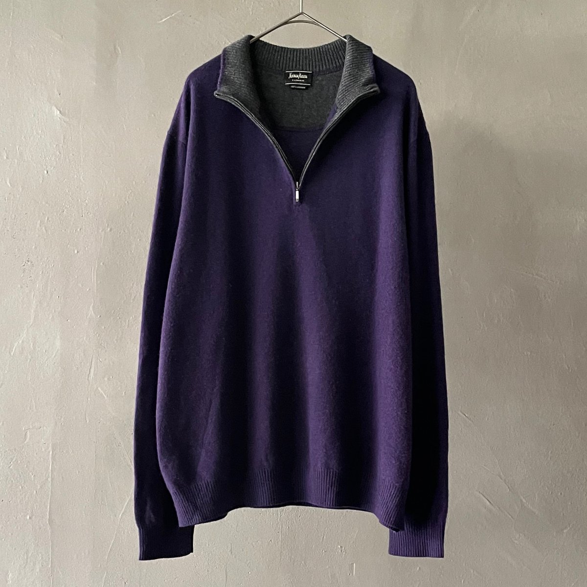 Neiman marcus cashmere zip knit | sui & shara