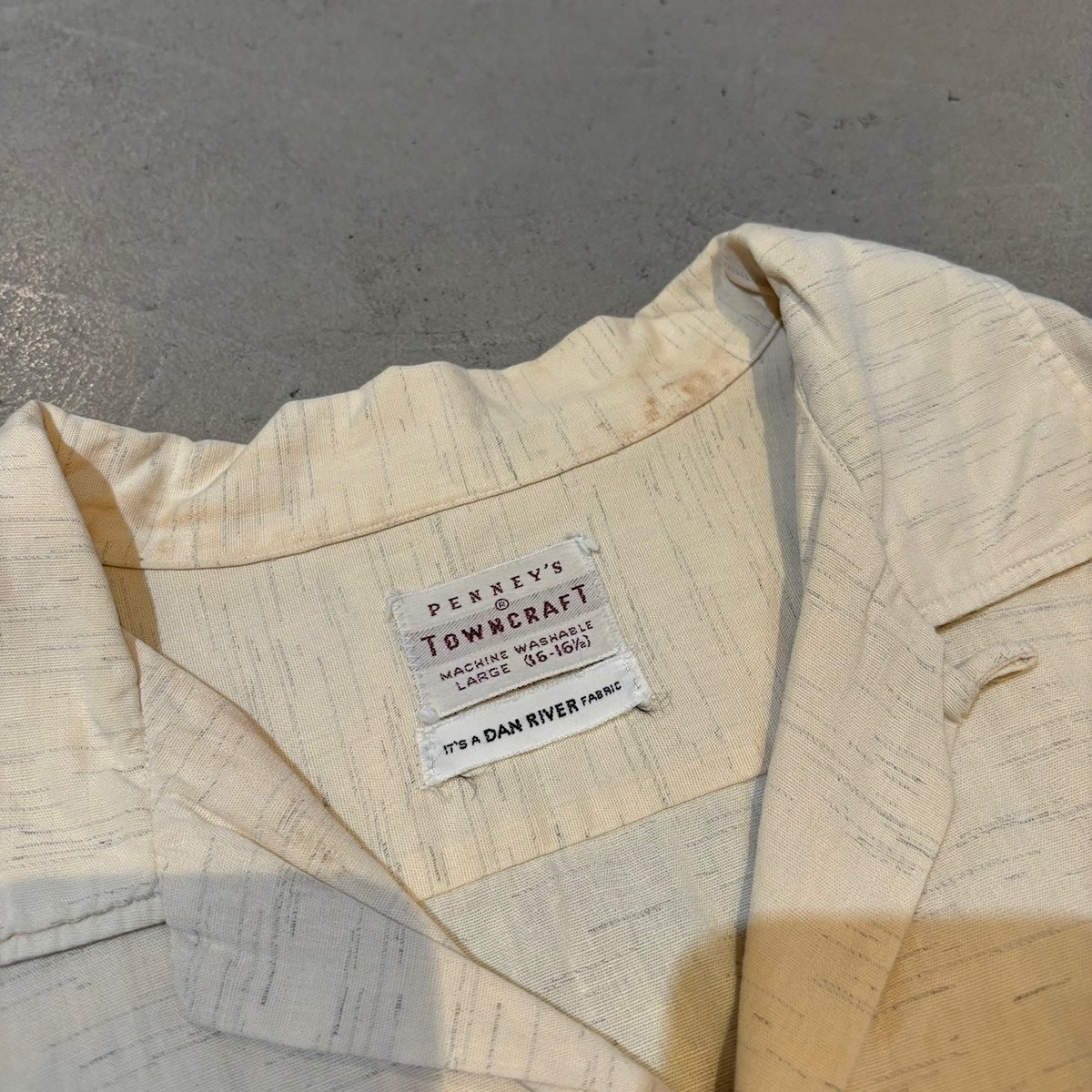 飾り在庫一覧50svintage town craft shantung shirt ！