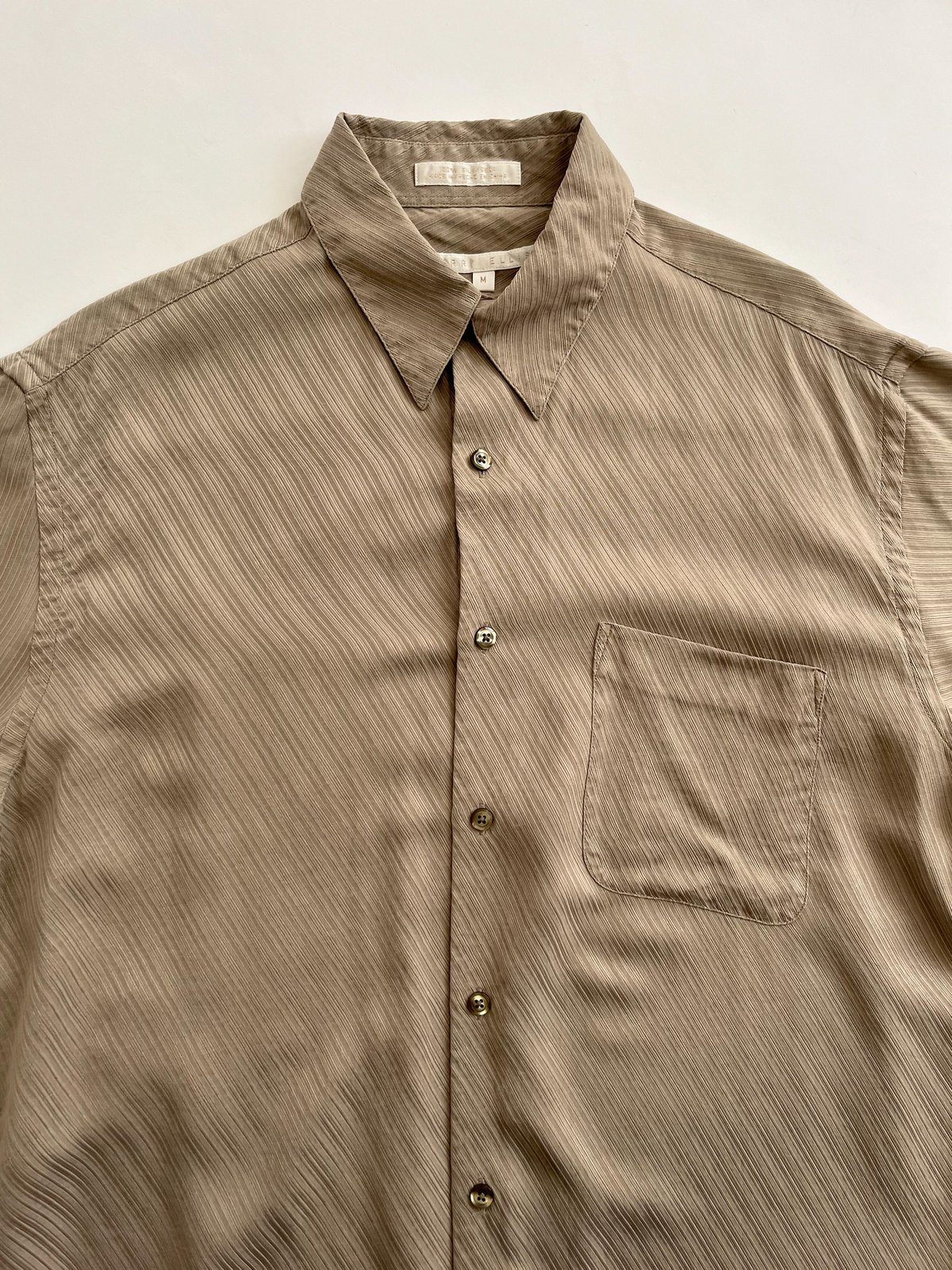 90s Perry Ellis silk regimental stripe pattern