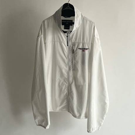 90s Polo sport stand collar zip up jacket