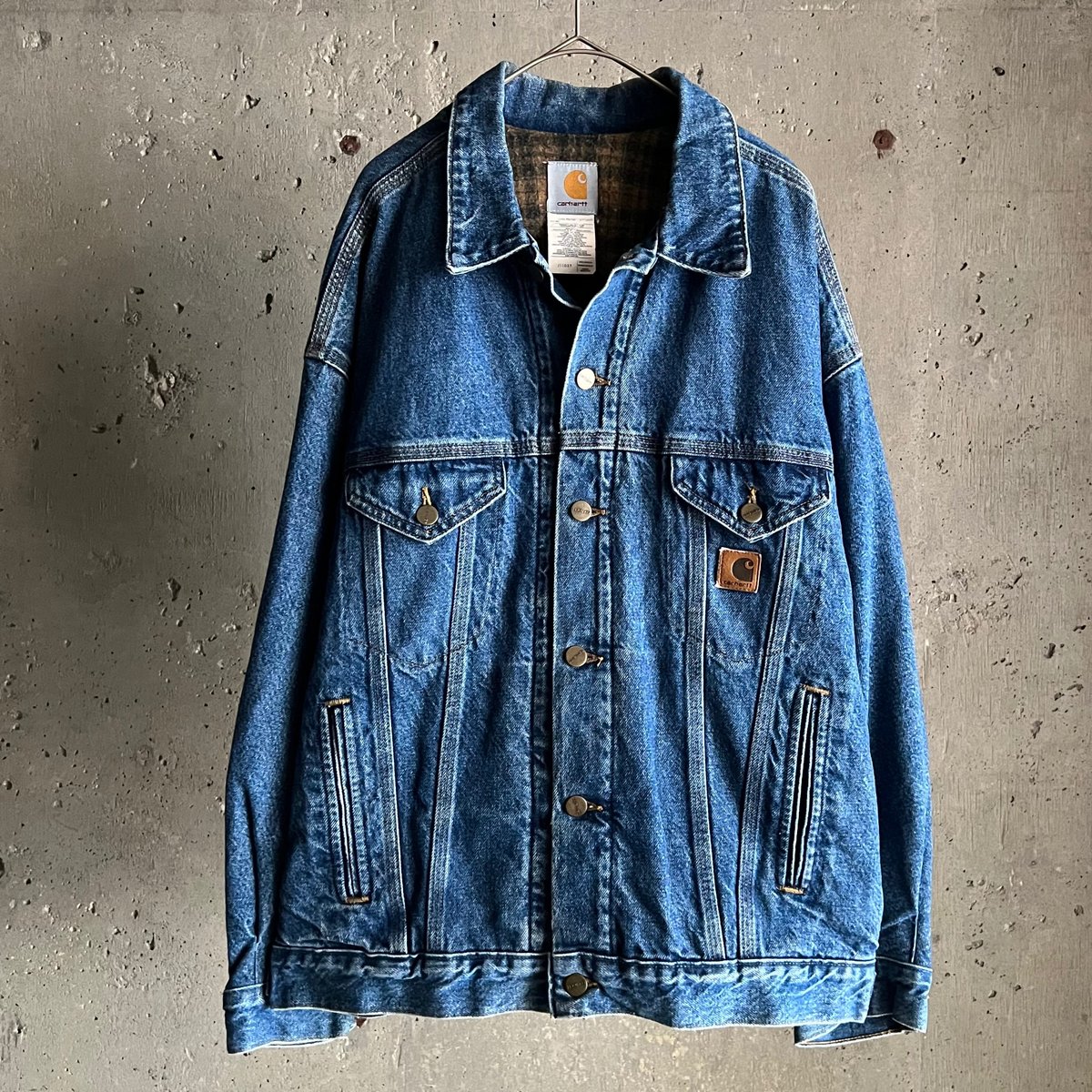 90s Carhartt trucker type denim jacket | sui & 90s Carhartt trucker type denim jacket | sui &