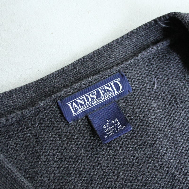 90s Lands' end cotton knit cardigan | sui & shara 90s Lands' end cotton knit cardigan | sui & shara