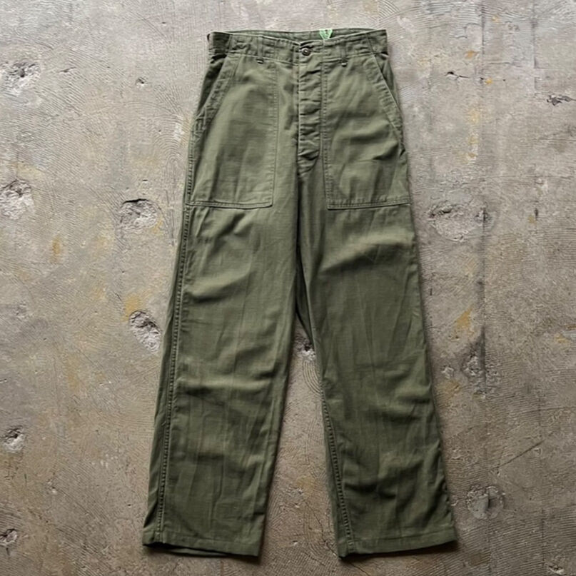希少 状態◎ US ARMY 60's中期 Baker Pants W30表記 60s US.Army baker pants | sui & shara