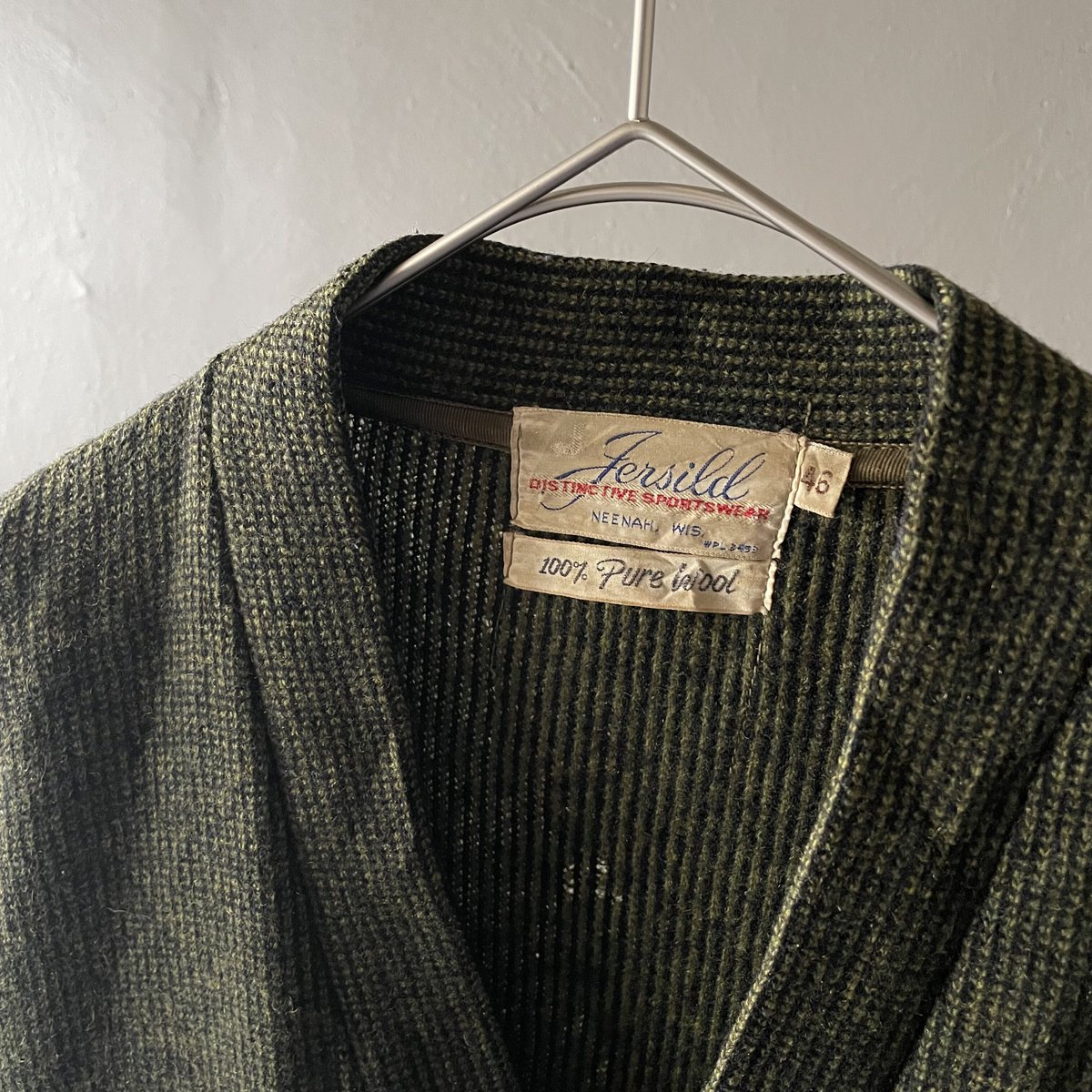 60s Jersild モヘアカーディガン ウールカーディガン 60s JERSILD MOHAIR CARDIGAN MADE IN USA 🇺🇸 Size