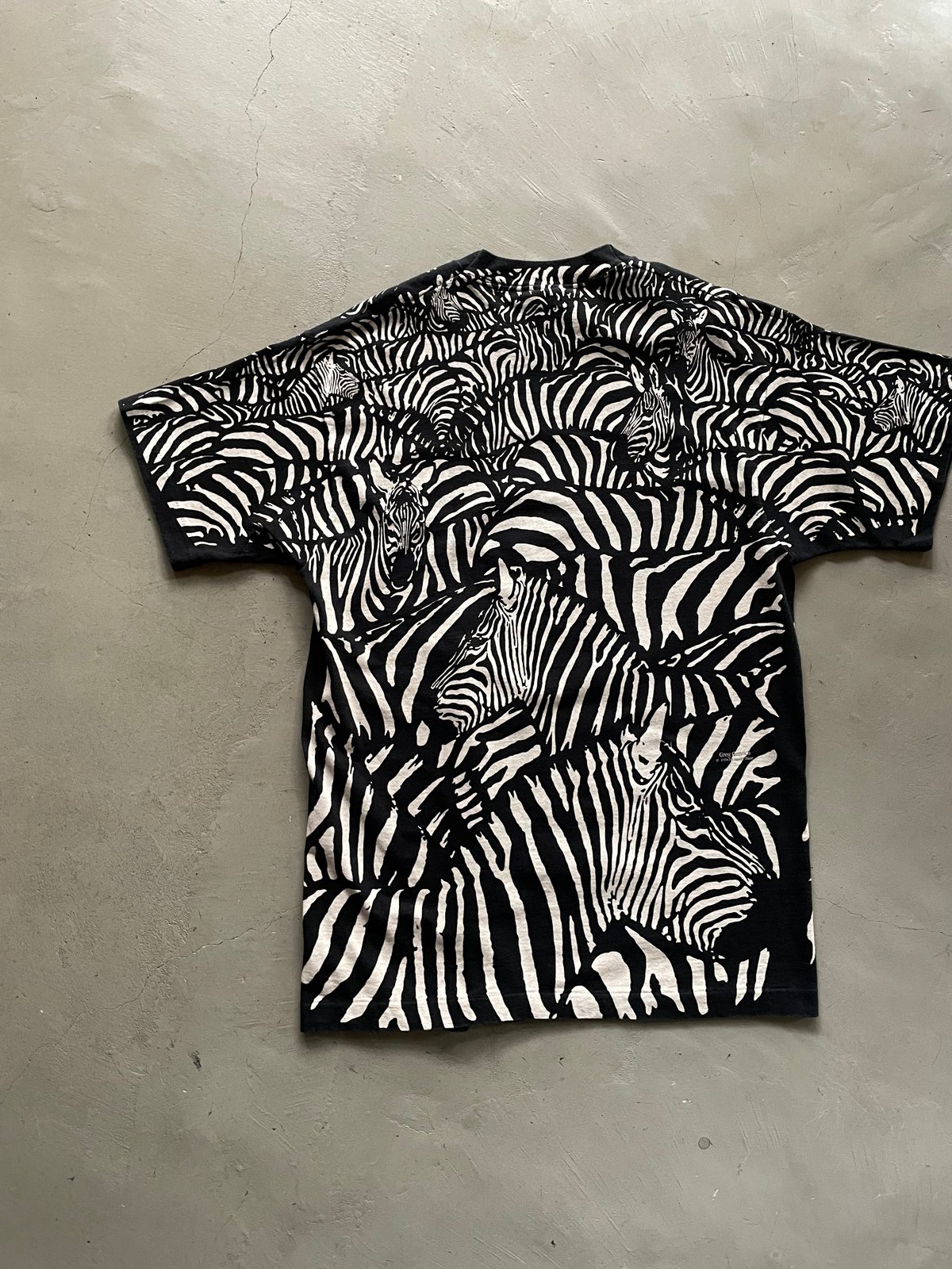 【90s】LIQUID BLUE ゼブラTシャツ(XL) 90s Liquid blue greg genrich zebra art tee | su