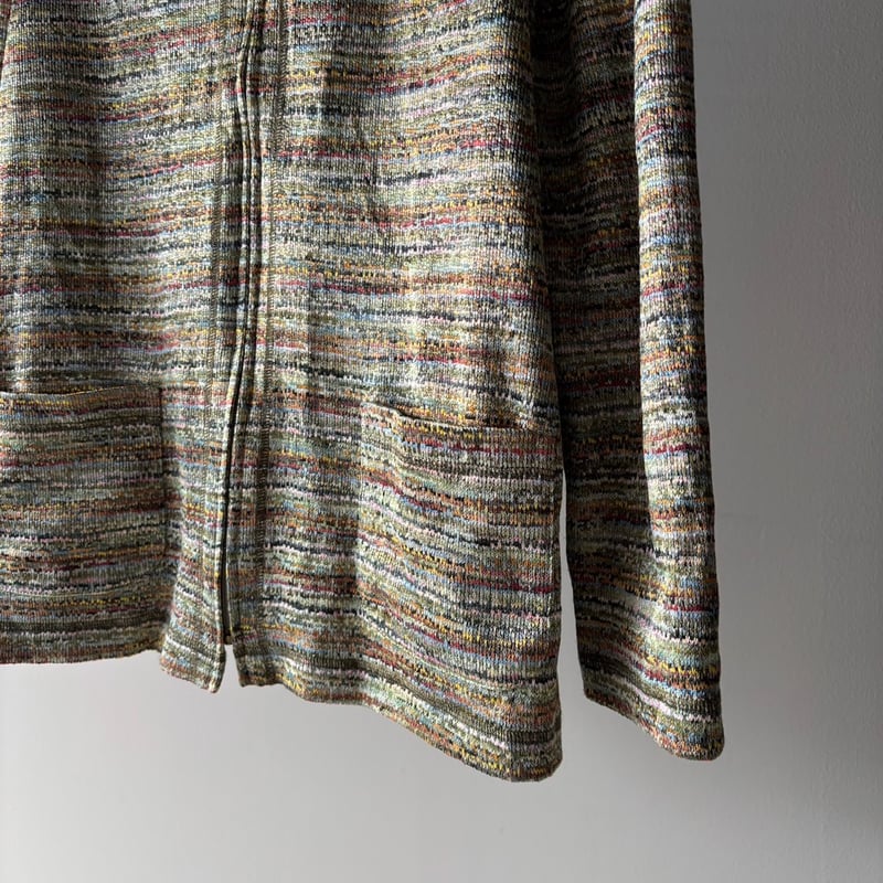 【1点もの・デザイン画付き】ストライプニットトップス 1点もの・デザイン画付き】ストライプニットトップス