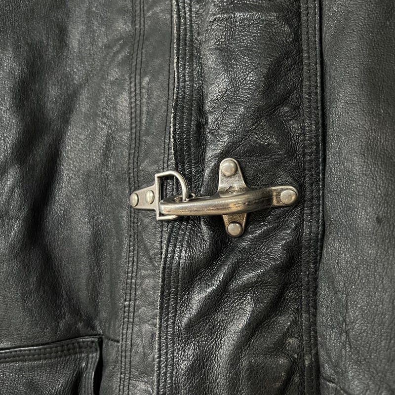 90s leather fireman jacket | sui & shara 90s leather fireman jacket | sui & shara