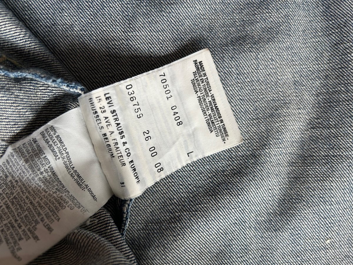 Euro levi's 70501 denim jacket Euro levi's 70501 denim jacket