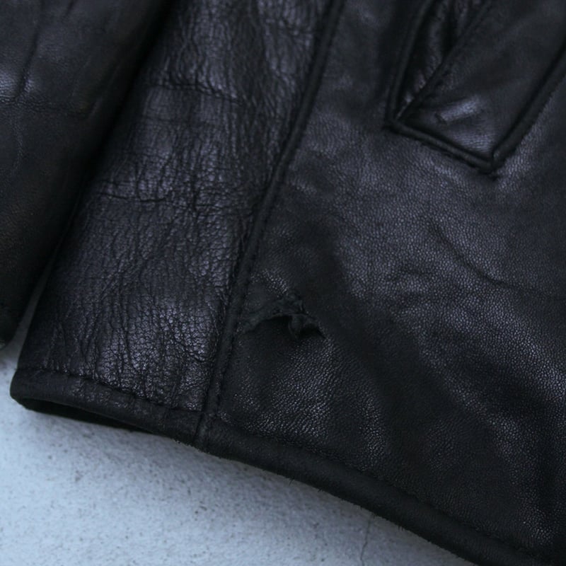 90s~ DOCKERS zip up leather jacket | sui & shara