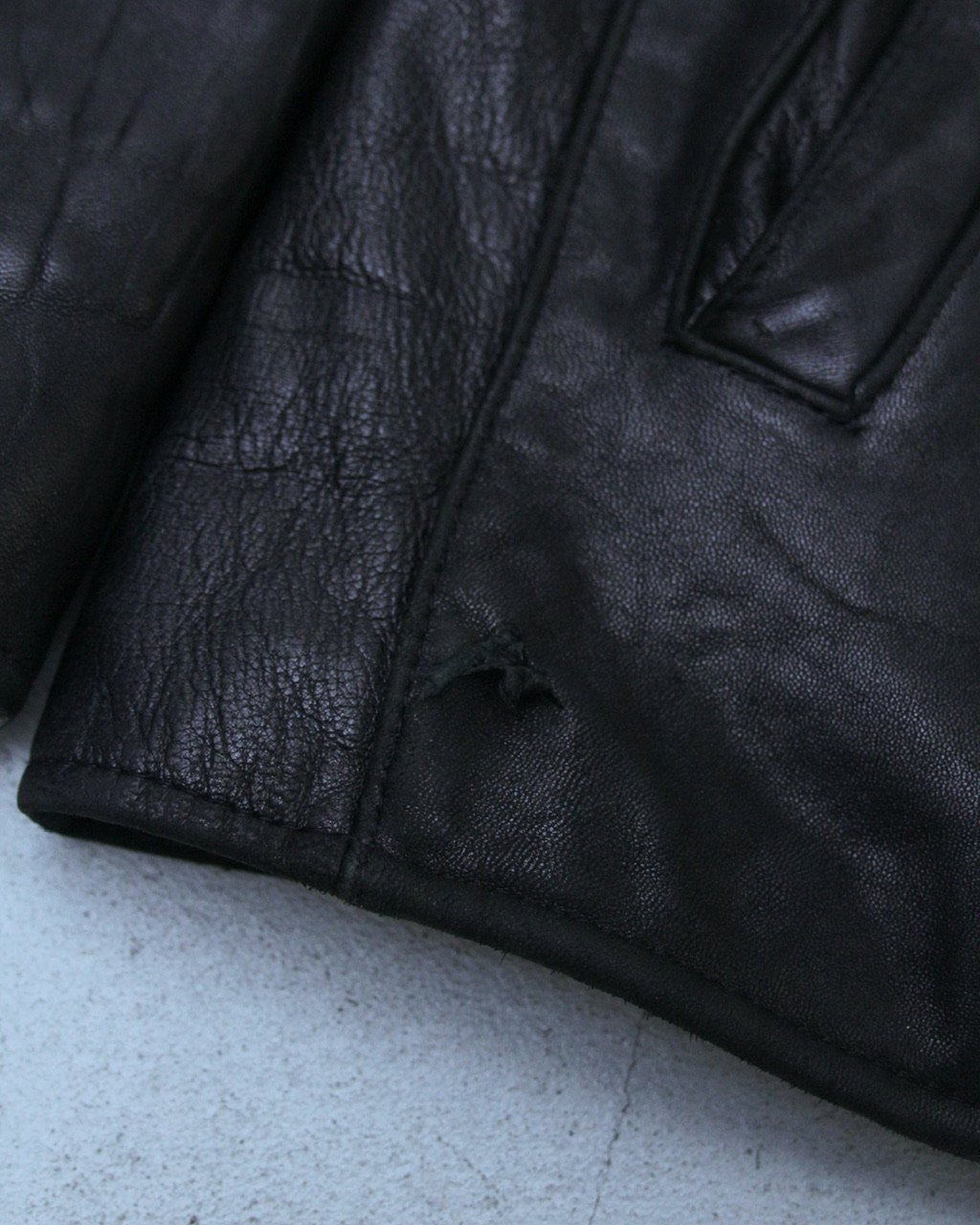 90s DOCKERS ウールジャケット ドリズラー アルミジップ 90s DOCKERS ドッカーズ レザー ジャケット 黒 L レザーコート