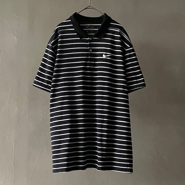 00s Nike striped polo shirt｜ナイキ