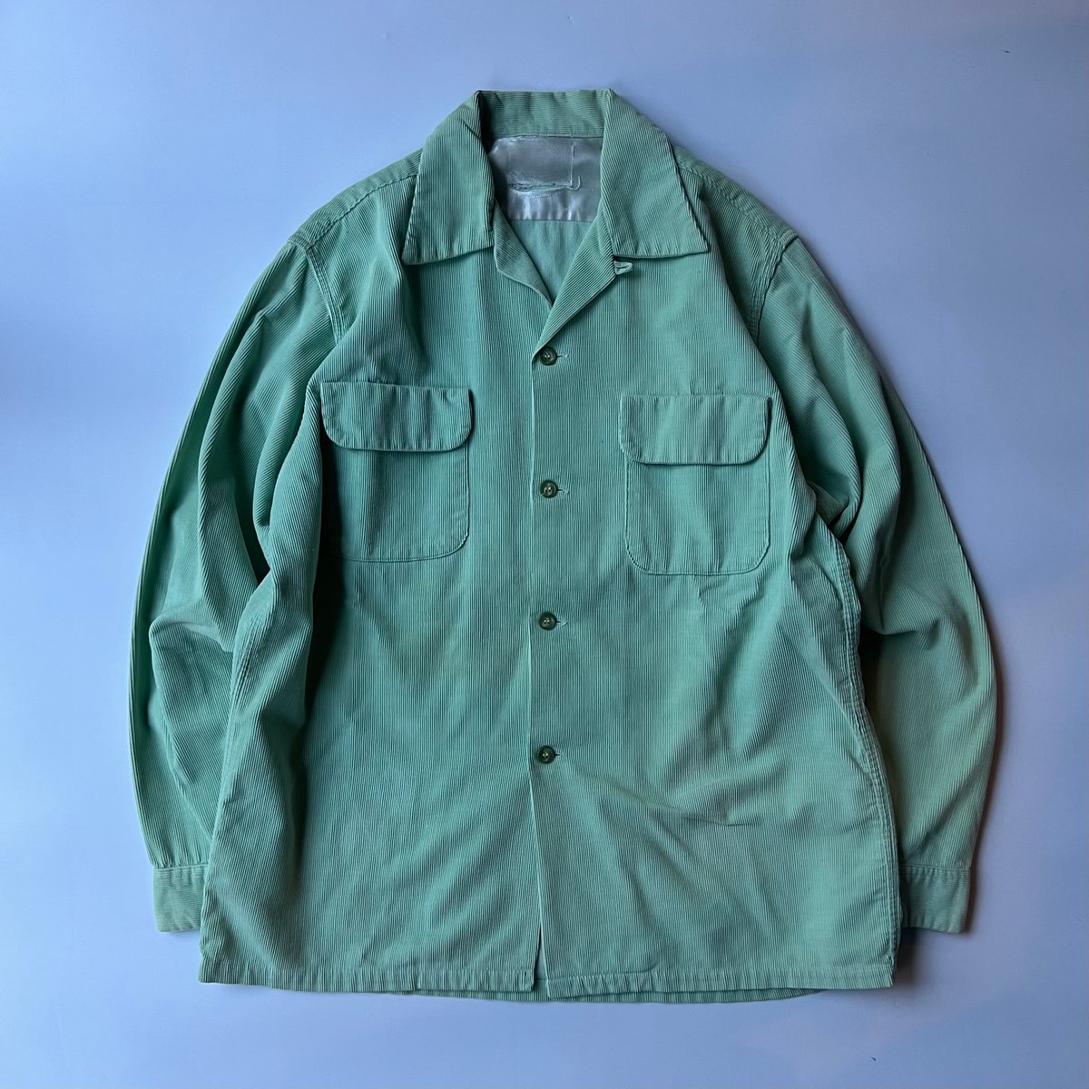 50s Unknown open collar corduroy shirt | sui &