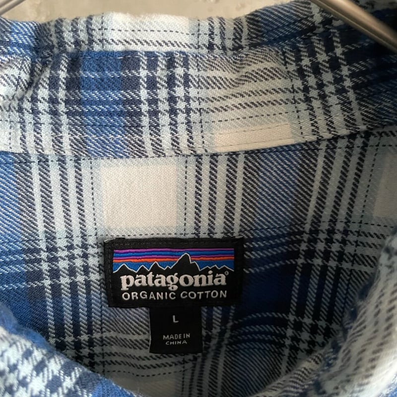 トップス 00'S patagonia Seersucker Check Shirt 00's Patagonia plaid pattern seersucker shirt |