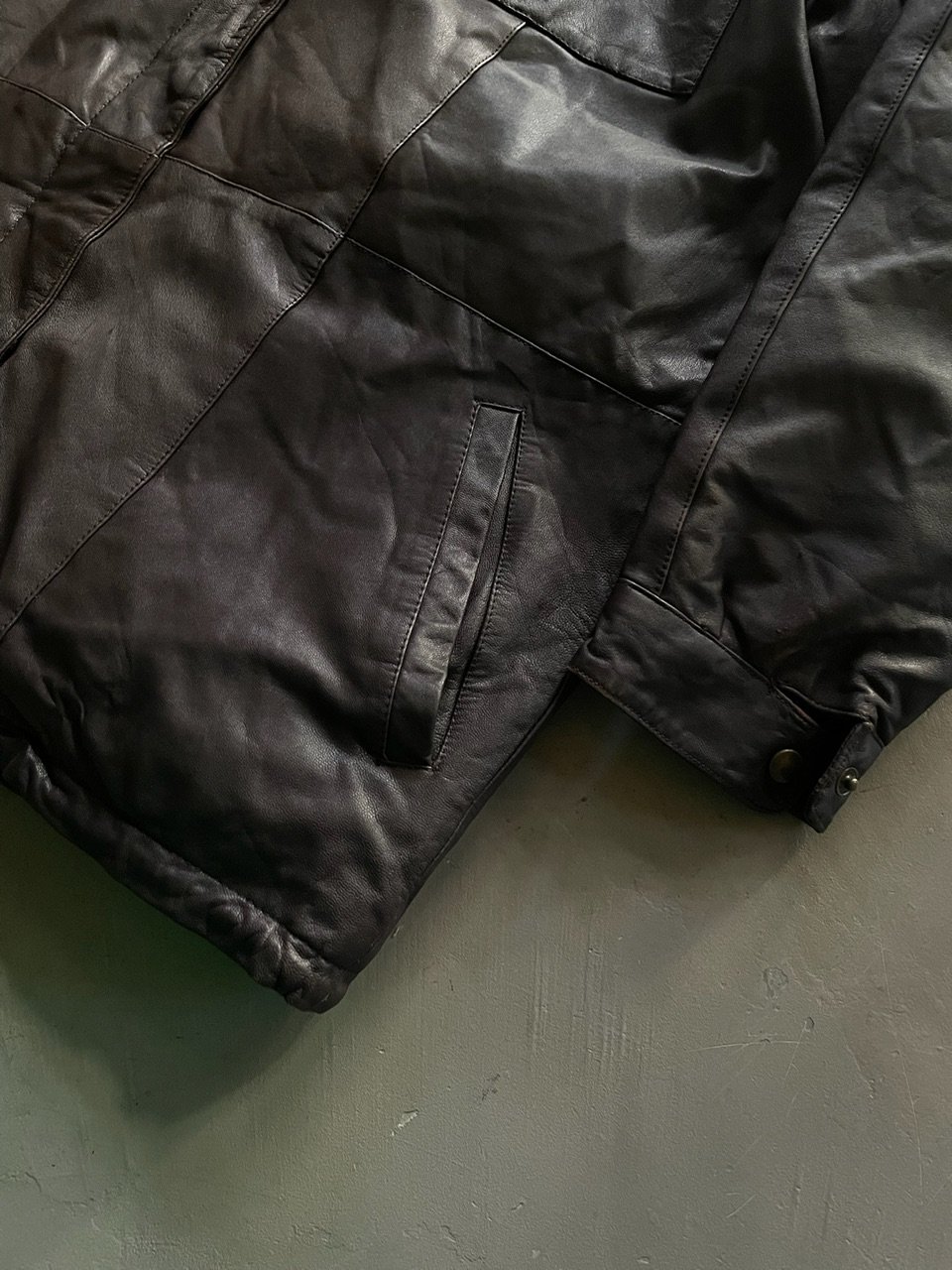 ジャケット・アウター 1980s  COUNTRY LEATHER DOWN JACKET 176893831_o1.jpg?