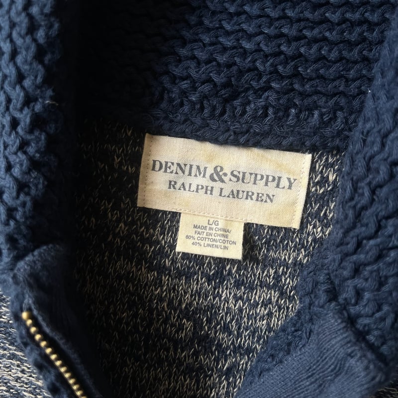 傑作　DENIM & SUPPLY RALPH LAUREN デニムピーコート ラルフローレン デニムアンドサプライ │ヴィテージ古着屋Feeet