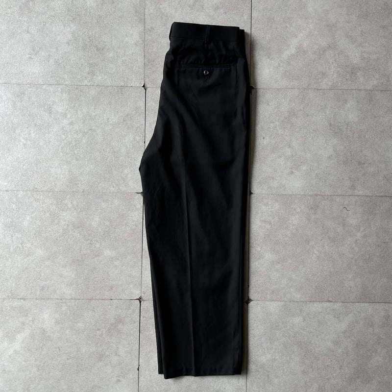90s〜 Perry Ellis polyester×rayon 2tuck slacks |