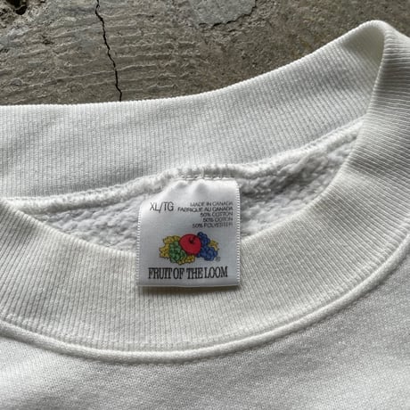 90s FRUITS OF THE LOOM dog print sweat