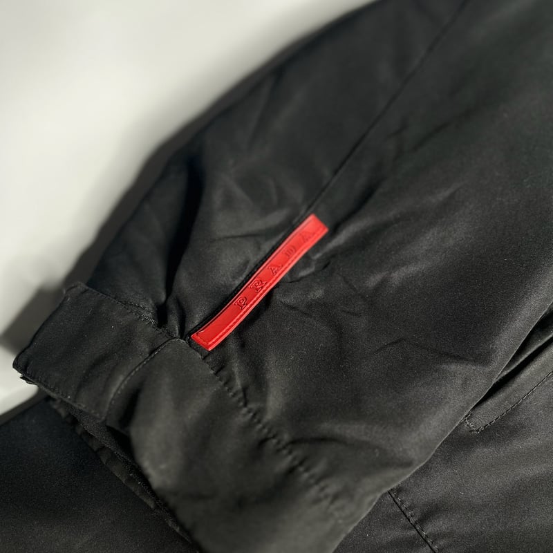 PRADA double zip padding jacket with liner jac