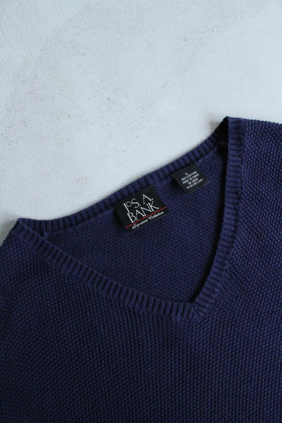 00s Jos.A.bank cotton V-neck knit sweater | sui 00s Jos.A.bank cotton V-neck knit sweater | sui
