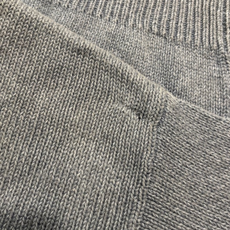 90s croft&barrow フェード ダメージ加工 コットンニットセーター 90s croft&barrow フェード ダメージ加工 コットンニット