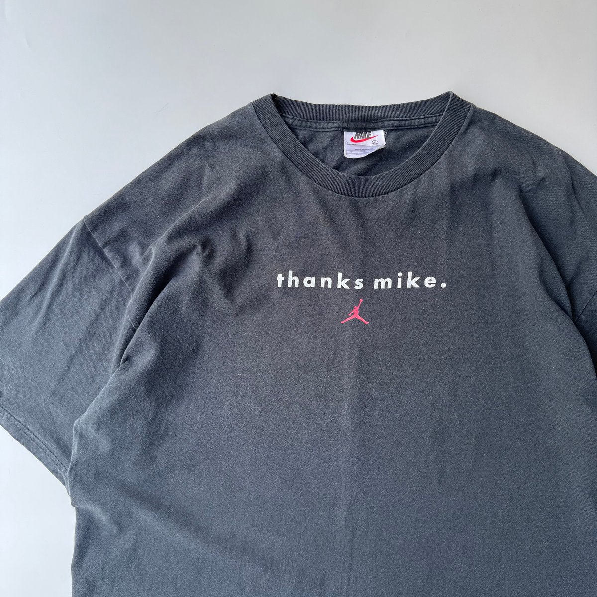 90s NIKE “thanks mike” face print tee | sui & s