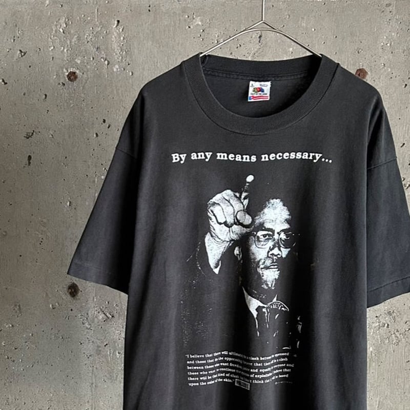 90s マルコム・X & マーティン・ルーサー・キング・ジュニア Tシャツ 90's Malcolm X & Martin Luther king jr Tshirt／90年代
