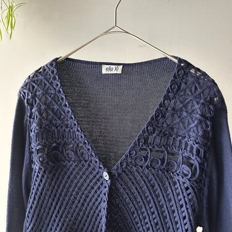 crochet design knit cardigan