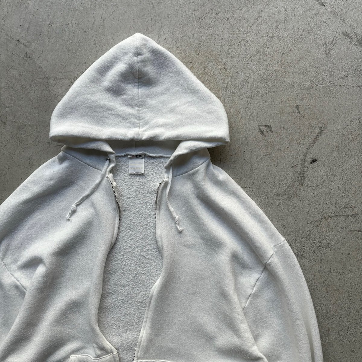 90s Fruit of the loom blank zip up sweat hoodie