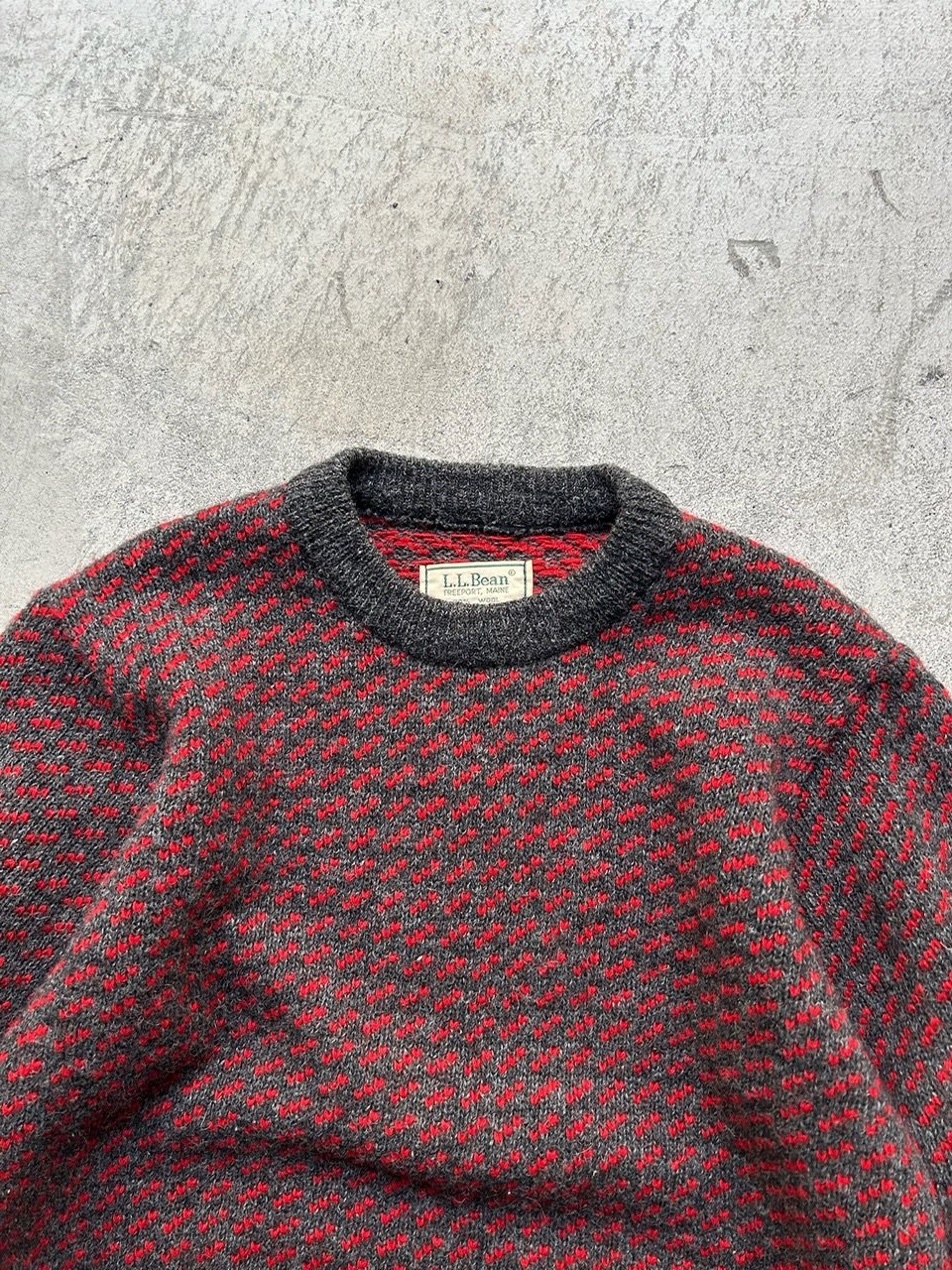 L.L. Bean birds eye knit 80s バーズアイ 80s L.L.Bean birds eye knit sweater | sui & shara