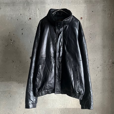 80s Eddie Bauer leather down jacket