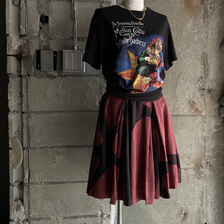 Banana Republic total pattern  tuck skirt｜バナナリパブリック