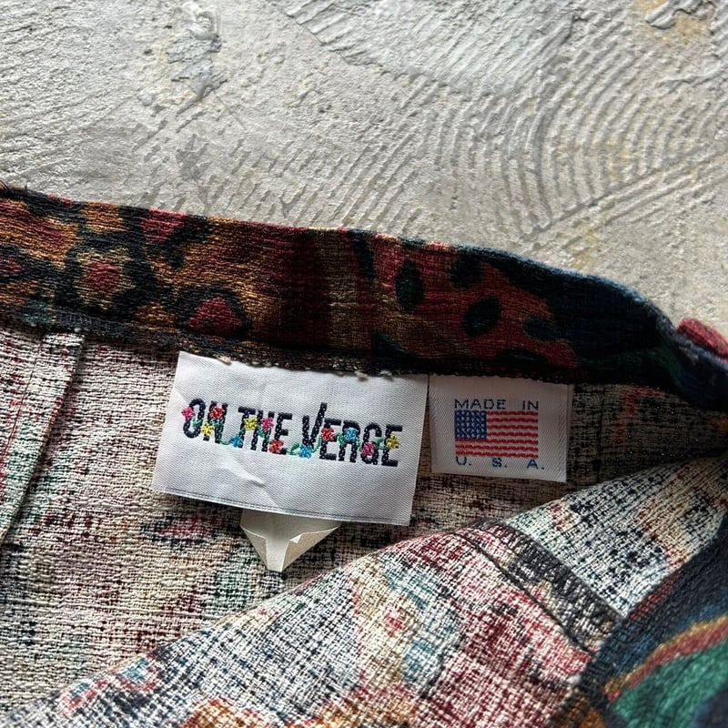 90s ON THE VERGE flower pattern skirt | sui &