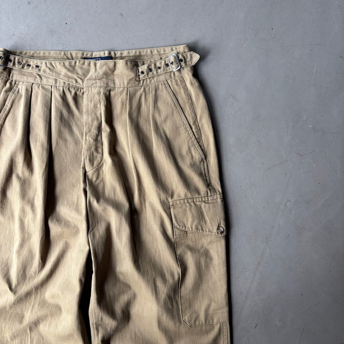 90s Ralph lauren gurkha pants “made in ITALY” |