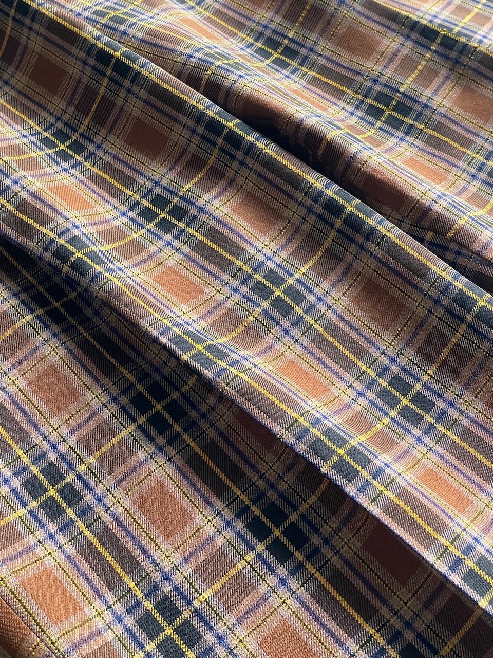 Smokey Joe’s Tartan Check Wide Slacks Smokey Joe's Tartan Check Wide Slacks