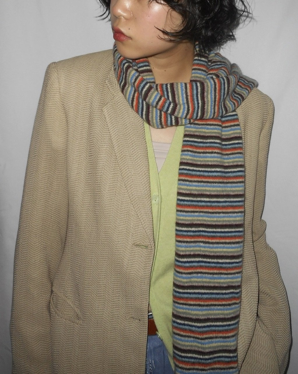 小物 90s OLD GAP Rainbow Knit Muffler. 小物 90s OLD GAP Rainbow Knit Muffler. 小物 90s OLD GAP