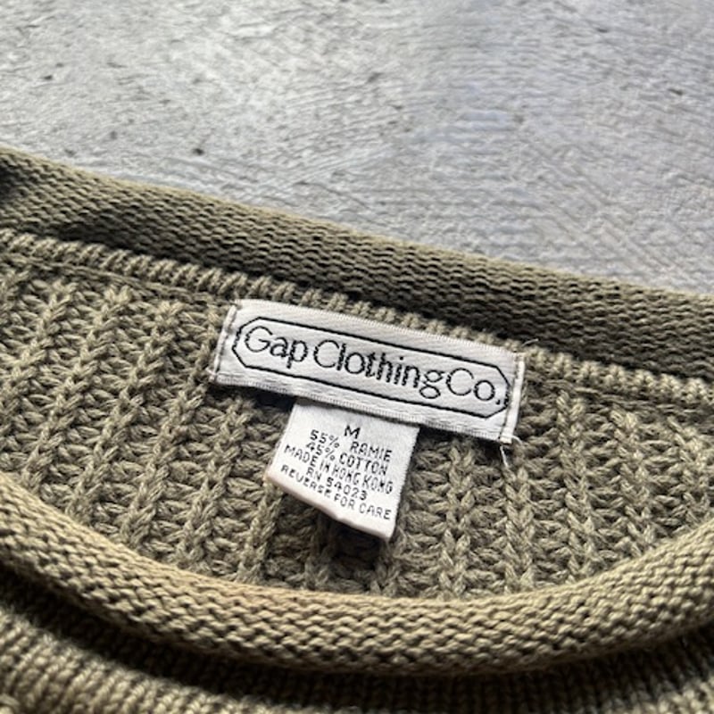 80s Gap Clothing Co. roll neck cotton knit | su