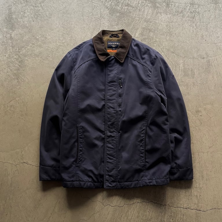Dockers leather switching smooth polyester swing top｜ドッカーズ