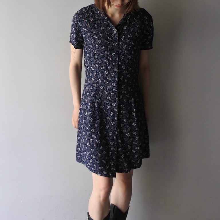GAP floral patterned rayon mini one-piece｜ギャップ